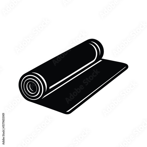  yoga mat on white background