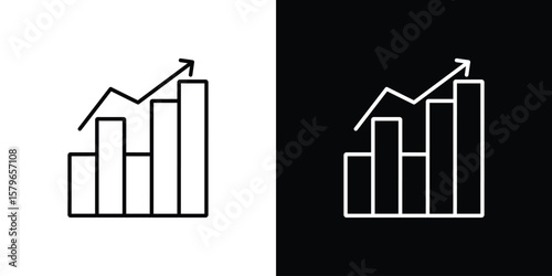 Tableau sur toile Stagflation icon in trendy stroke liner style