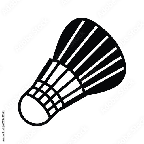 shuttlecock isolated on white background
