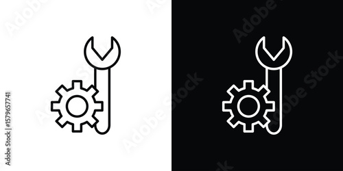 Productivity tools icon in trendy stroke liner style. Set of Website icon vector.