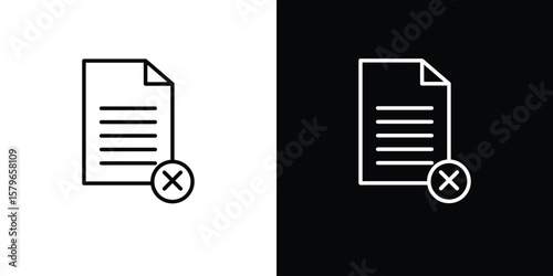 Paperless icon in trendy stroke liner style. Set of Website icon vector.