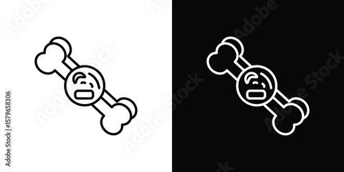 Multiple myeloma icon in trendy stroke liner style. Set of Website icon vector.