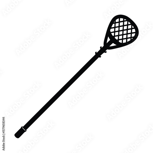 lacrosse stick on white background