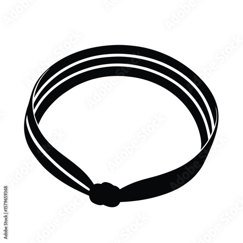headband on white background