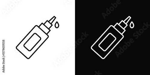 Glue icon in trendy stroke liner style. Set of Website icon vector.