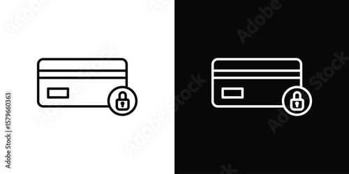 Credit limit icon in trendy stroke liner style. Set of Website icon vector.
