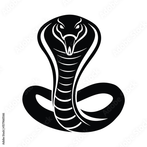 vector illustration of a cobra snake