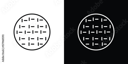 Fotografie Anti skid feet icon in trendy stroke liner style