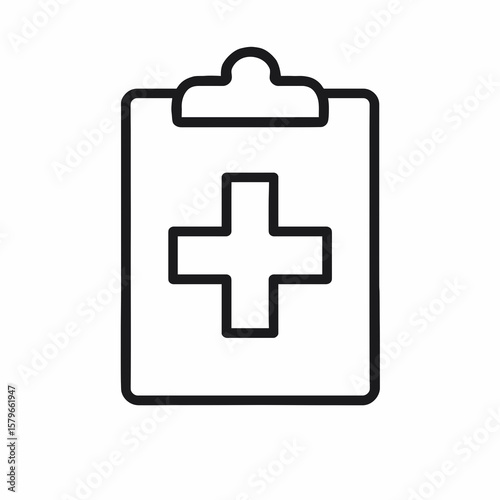 Crossed Crutches Medical Icon – Flat Outline