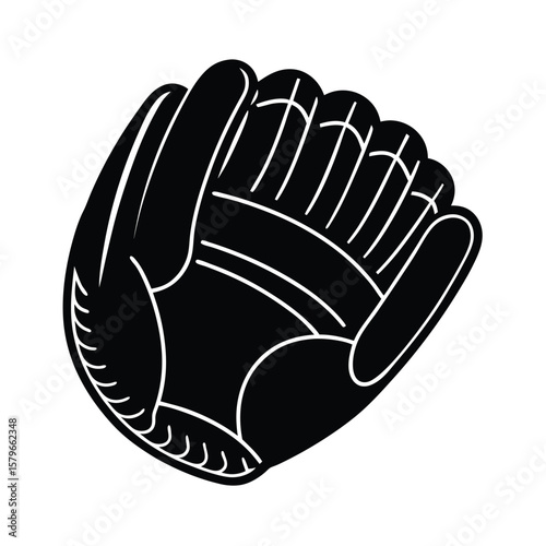 vector illustration of a baseball glove