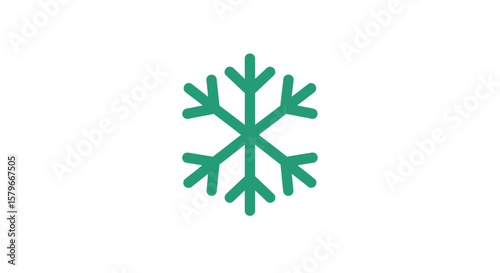 Snowflake Icon - Cold Weather Symbol