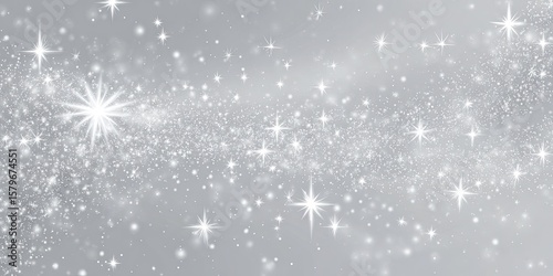 Abstract Silver Sparkle Background (2)