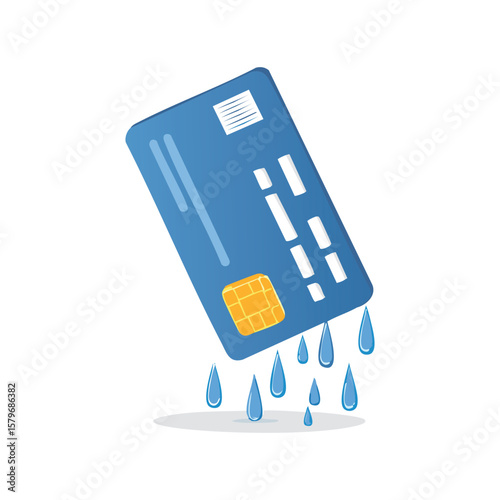 Simple Illustration SD card dropping data