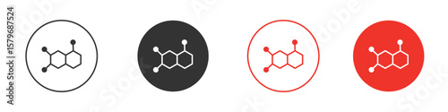 Hormones icon symbol. Simple, flat design for web or mobile app. Minimal Vector illustration logotype.