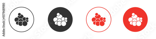 Cancer icon symbol. Simple, flat design for web or mobile app. Minimal Vector illustration logotype.