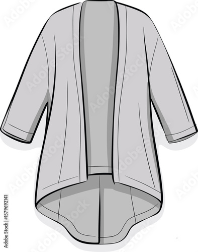 Women's Strappy Mini Dress CAD Drawing Flat Vector Fashion Illustration with Sweetheart Bow Neckline and Ruffled Hem.