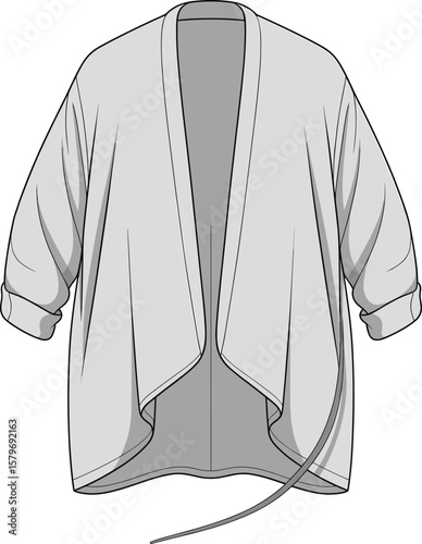  Women's Strappy Mini Dress CAD Drawing Flat Vector Fashion Illustration, Draped Sweetheart Neckline, Ruffled Asymmetrical Hem.