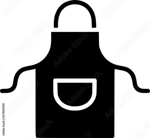 apron icon flat vector icon
