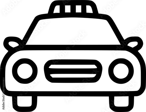 taxi vector flat icon
