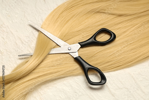 Blonde hair strand for dona...