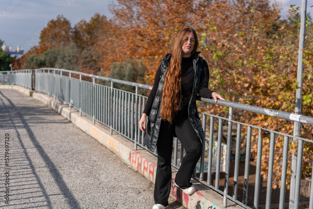 Unedited Portrait of a Young Woman Walking in the City – Facial Expressions Showing Various Emotions Unedited Portrait of a Young Woman Walking in the City – Facial Expressions Showing Various Emotions