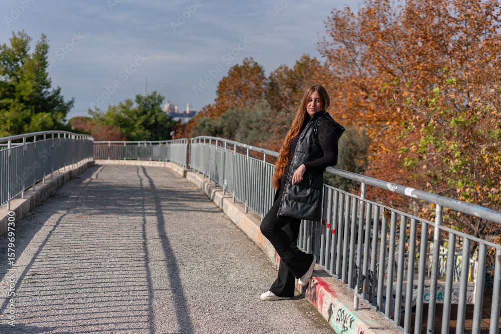 Unedited Portrait of a Young Woman Walking in the City – Facial Expressions Showing Various Emotions Unedited Portrait of a Young Woman Walking in the City – Facial Expressions Showing Various Emotions