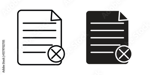 Paperless icon concept. pixel perfect linear ui icon.