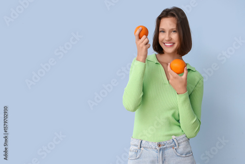 Beautiful young happy woman...