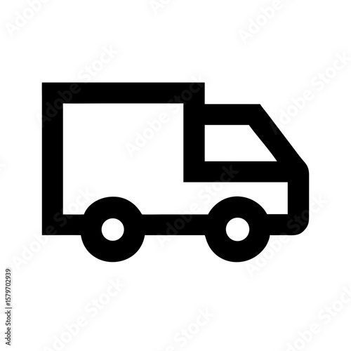 side profile truck icon