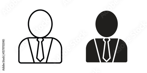 Lawyer icon concept. pixel perfect linear ui icon.