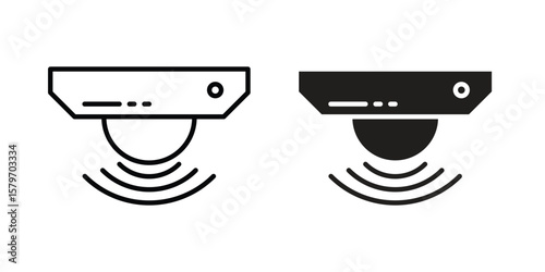 Infrared icon concept. pixel perfect linear ui icon.