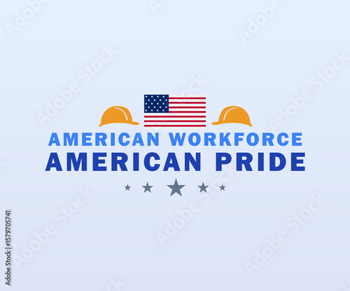 American Workforce Pride Badge Art