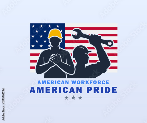American Workforce American Pride Badge