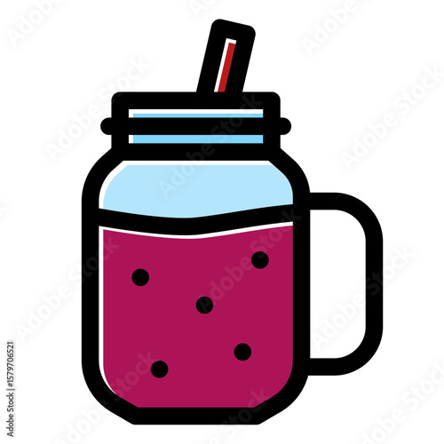 glass of smoothie icon