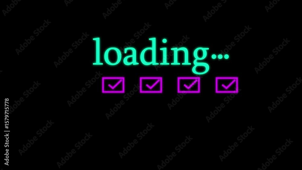 digital progress checklist with check marks and an advancing loading bar, symbolizing task completion and project .Tick mark, green check mark icon with Square loading bar animated .4k digital progress checklist with check marks and an advancing loading bar, symbolizing task completion and project .Tick mark, green check mark icon with Square loading bar animated .4k