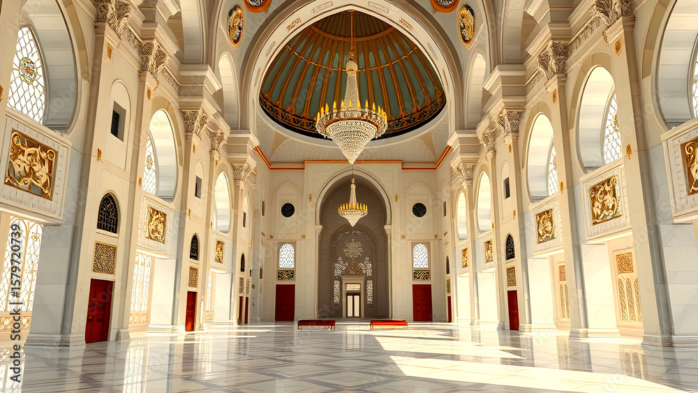 Fototapeta premium interior of the cathedral of the assumption of the virgin mary