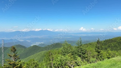 山々の眺め