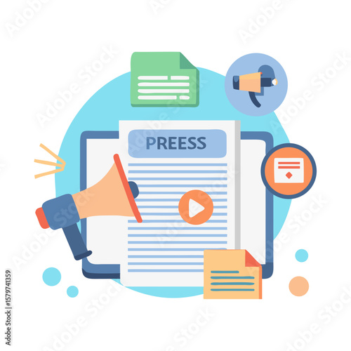 Press Release Announcement Digital Media Marketing