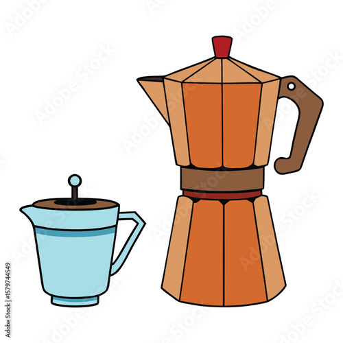 A pour-over brewer is a simple coffee maker where hot water is poured over coffee grounds in a filter, allowing fresh, clean coffee to drip into your mug below.
