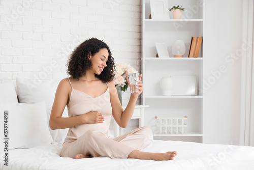 Young pregnant African-Amer...