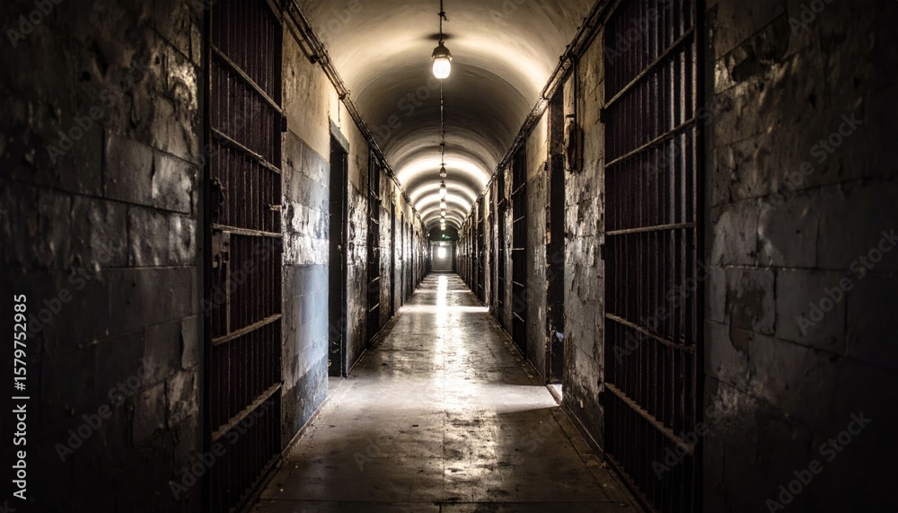Fototapeta premium Prison corridor