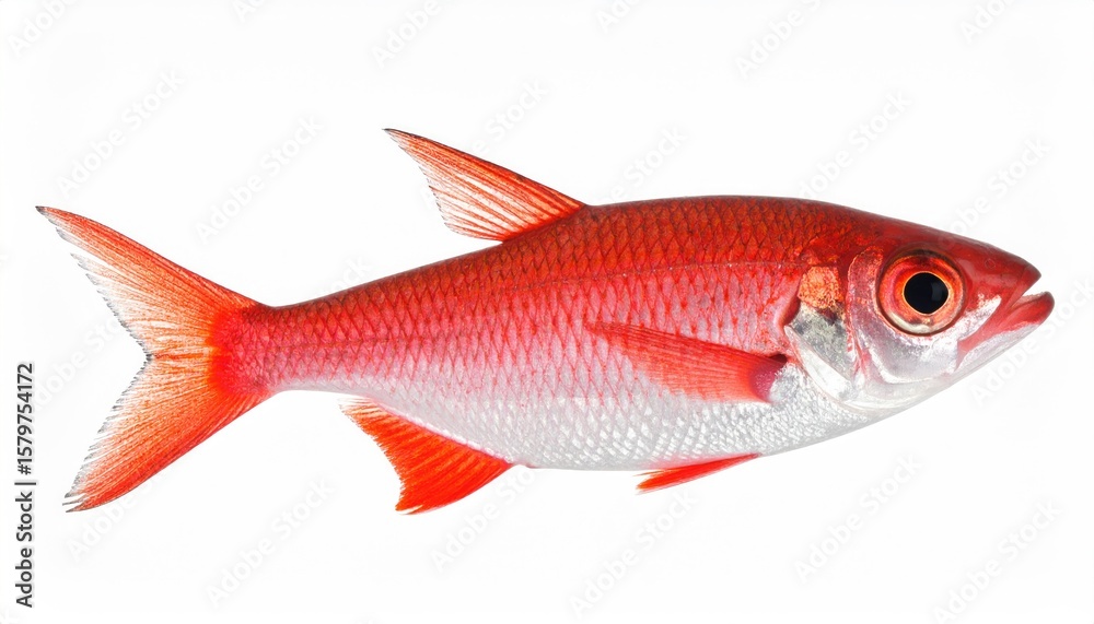 Obraz premium Red fish profile shot