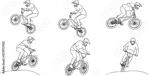 "Air Rush: BMX Rider in Flight"