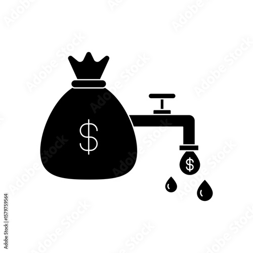 money liquidity icon