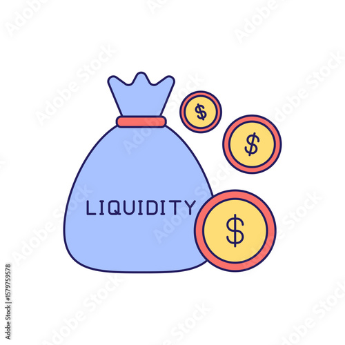 money liquidity icon