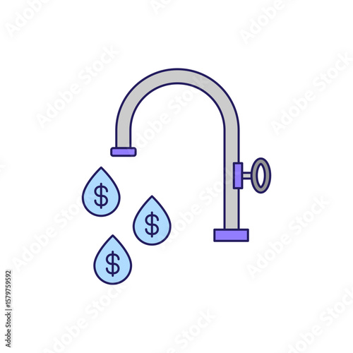 money liquidity icon