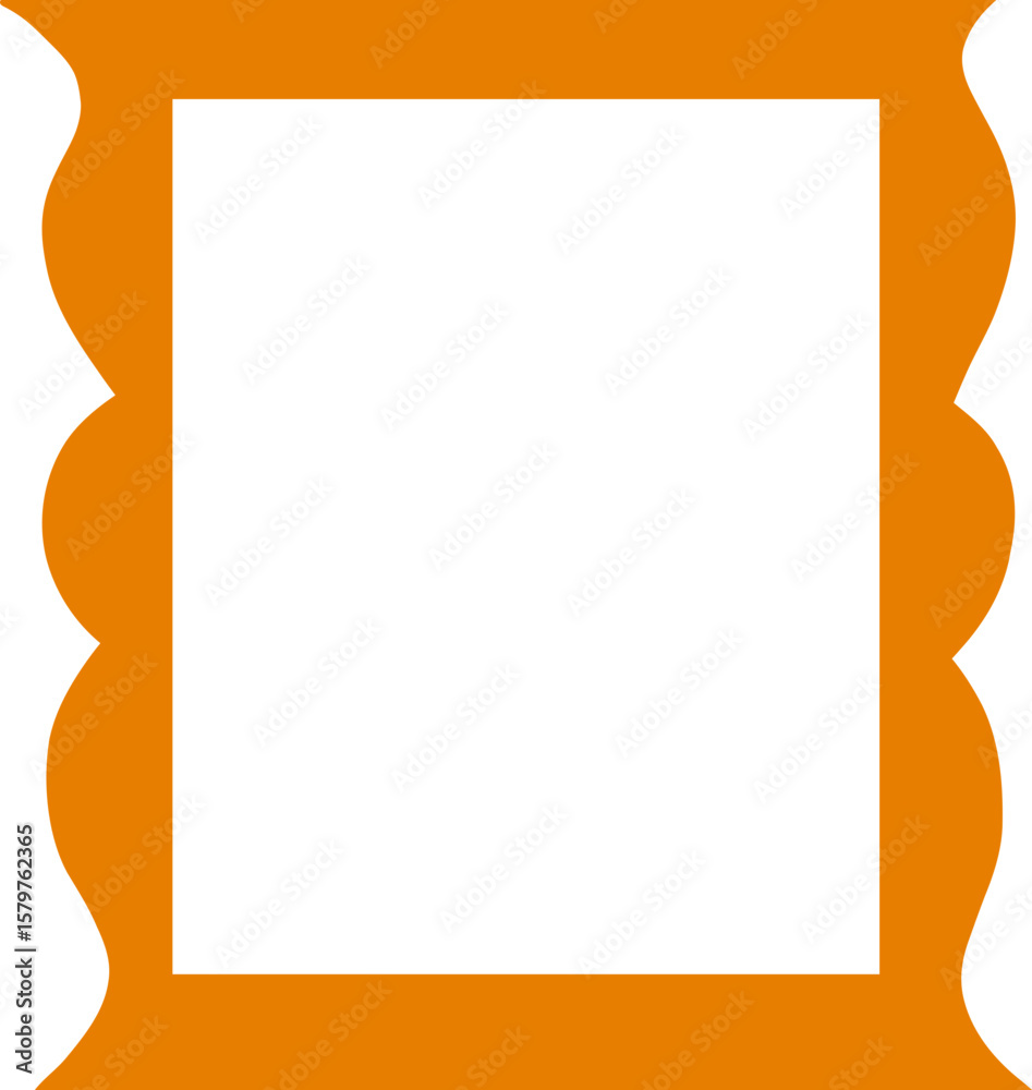 Obraz premium Abstract Freeform Small Rectangular Frame