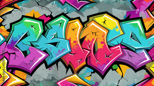 graffiti on the wall