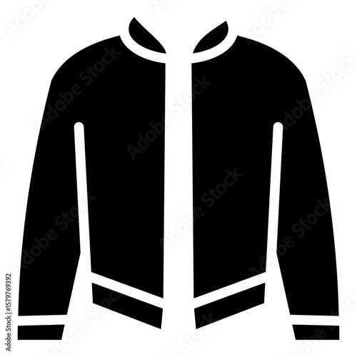 outerwear glyph icon