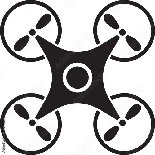 Quadcopter Drone Silhouette Design"

"Flying Drone with Camera Vector"

"Modern Tech Drone Icon Clipart"

"Remote-Control Drone in Sky"

"Futuristic Drone Top View Silhouette"

